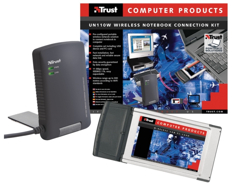 TRUST ZKIT WIRELESS PCMCIA TRUST PER NOTEBOOK